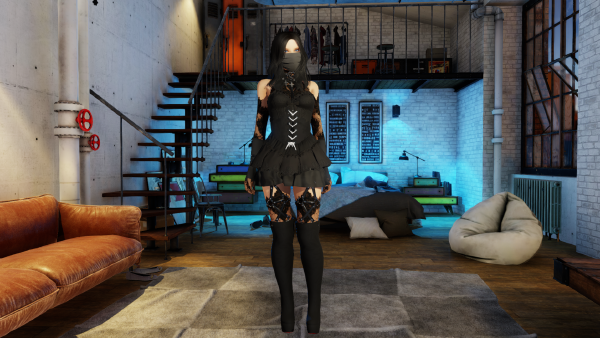 Emo outfit view 1