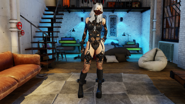 Hannya devil outfit view 1