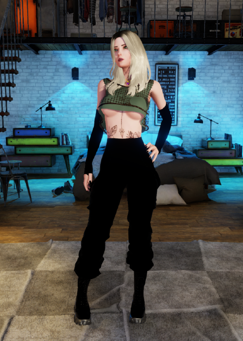 Preview of Blonde outfit