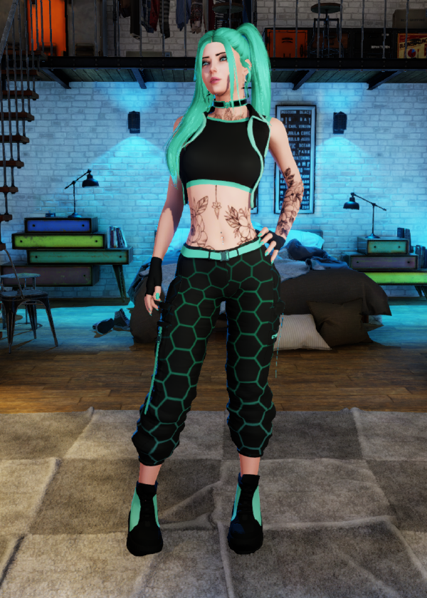 Hatsune Miku outfit view 1