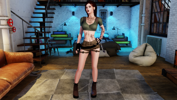 Lara Croft outfit view 1