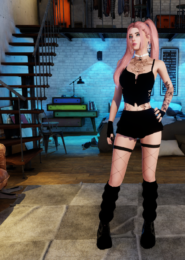 Pink outfit view 1