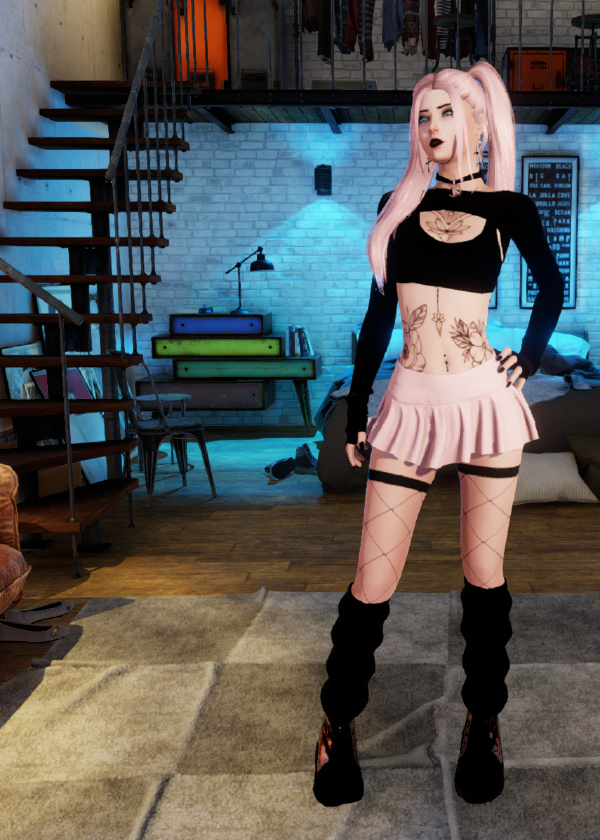 Pink outfit view 2