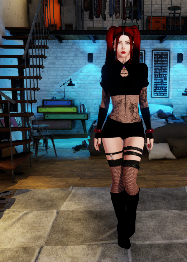 Red outfit view 1