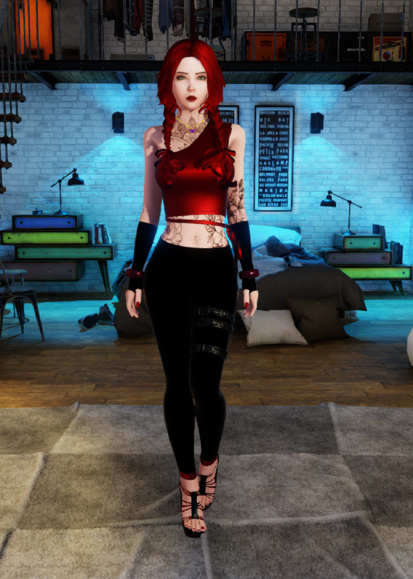 Red outfit view 5