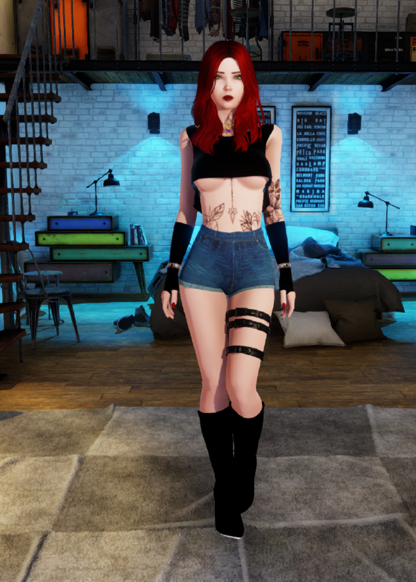 Red outfit view 7