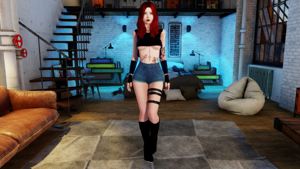 Red outfit view 7
