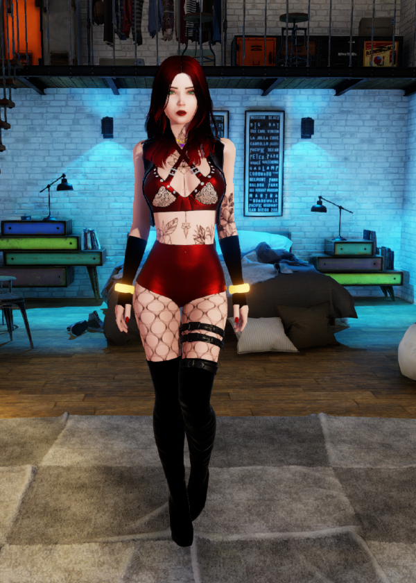 Red outfit view 10