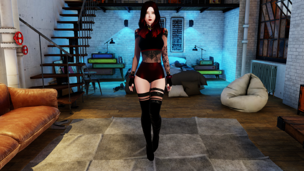 Red outfit view 11