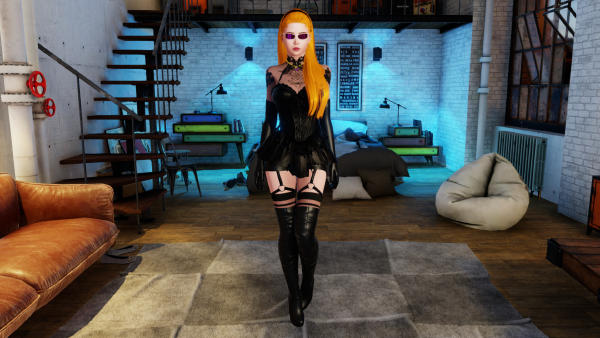 Redhead outfit view 2