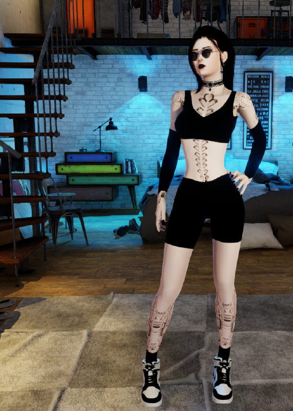 Sporty outfit view 1